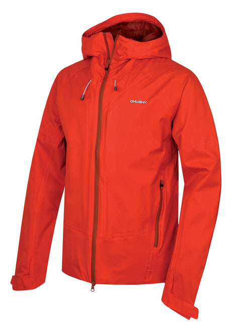 HUSKY Nicker men's hardshell jacket, red