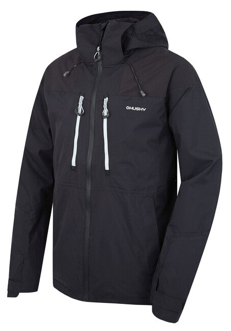 HUSKY Nicker ανδρικό hardshell μπουφάν, μαύρο