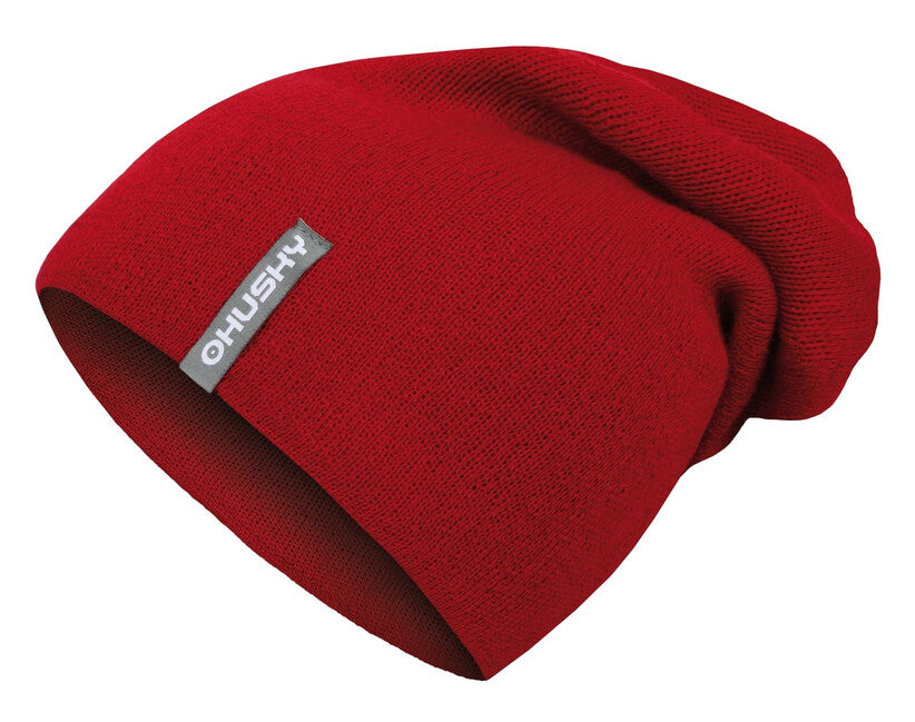 HUSKY Merhat 2 men's merino beanie, red
