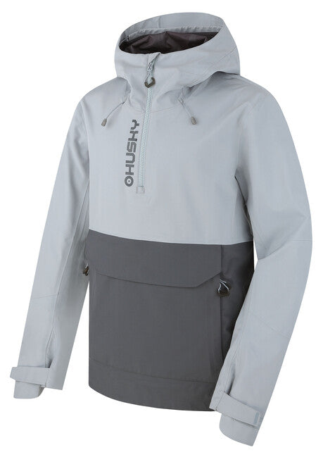 HUSKY Nabbi M herren outdoorjacke, hellgrau/dunkelgrau