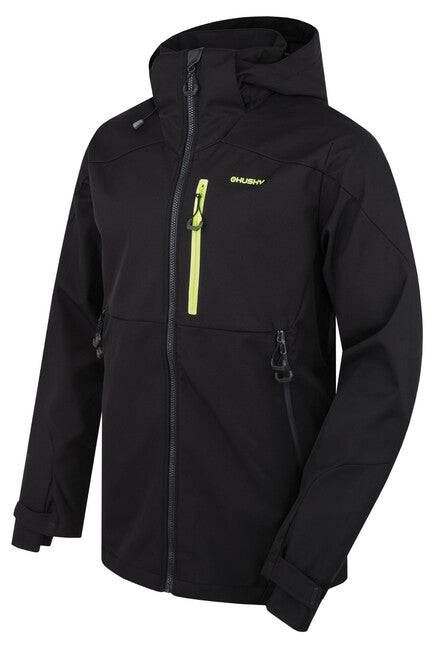 HUSKY Sauri men's softshell jacket, black