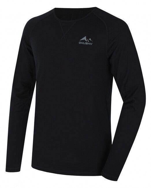 HUSKY Merow herren Thermo Langarmshirt, schwarz