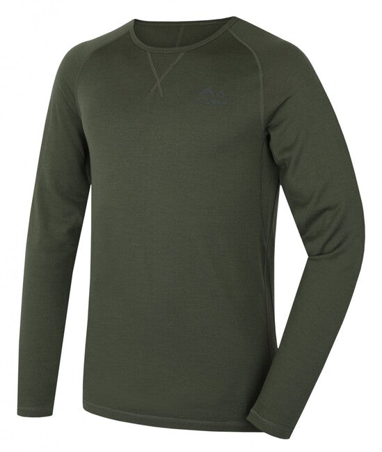 HUSKY Merow herren Thermo langarmshirt, grün