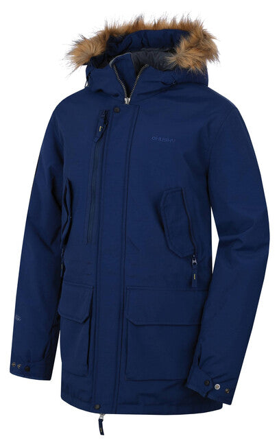 HUSKY Herren- plneny Winter- kabat Nelidas M tm. blau