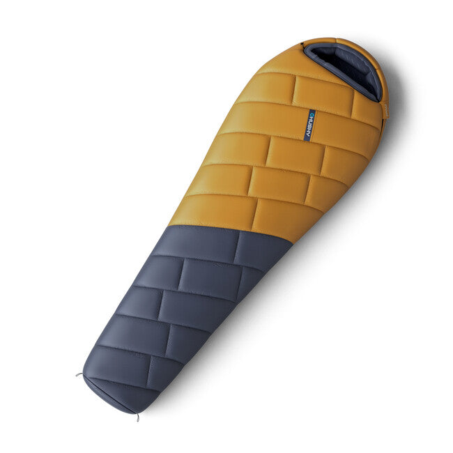 HUSKY Proud schlafsack, blau-senf
