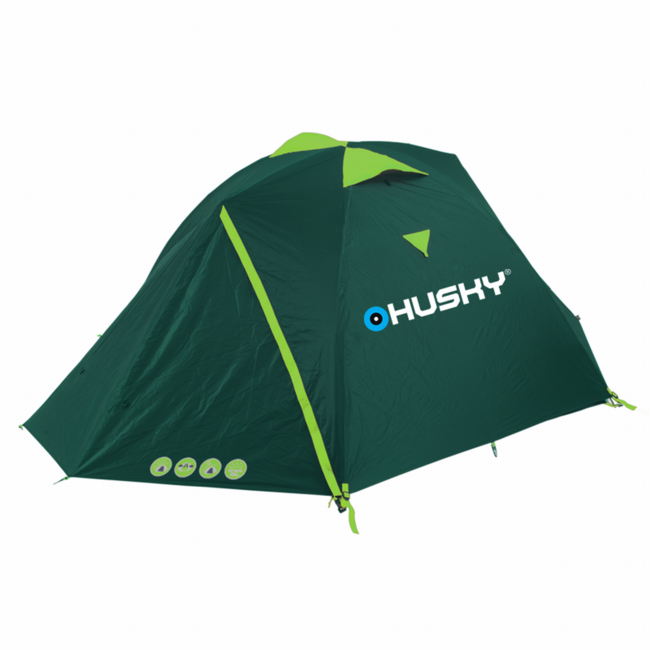HUSKY Burton Σκηνή Outdoor 2-3, σκούρο πράσινο