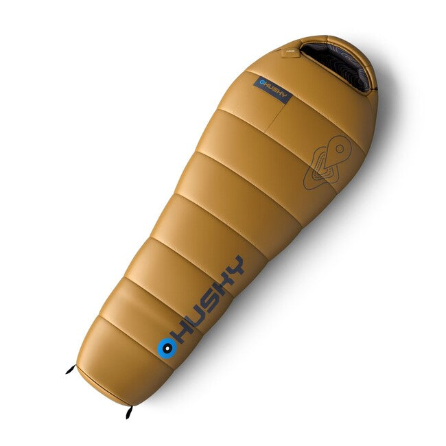 HUSKY Junior Synthetischer Drei-Jahreszeiten-kinderschlafsack -10, senf