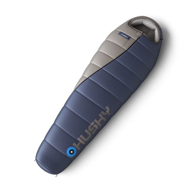 HUSKY Ember Synthetik Drei-Jahreszeiten-Schlafsack -15, blau/grau