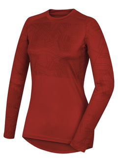 HUSKY Active Winter Termoprádlo γυναικείο μακρυμάνικο μπλουζάκι, κόκκινο