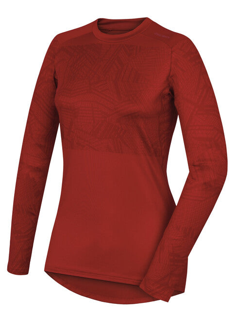 HUSKY Active Winter Termoprádlo γυναικείο μακρυμάνικο μπλουζάκι, κόκκινο