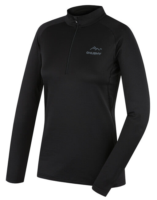 HUSKY termopradlo T-Shirt Active Winter dl tromi zips L, schwarz