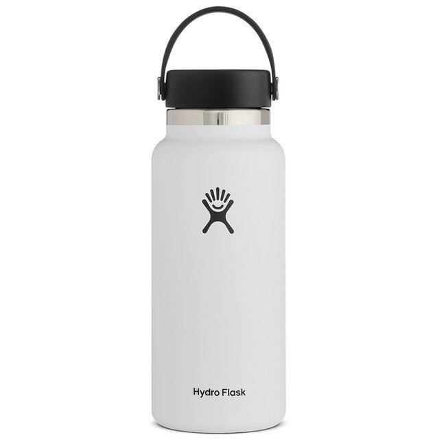 Hydro Flask Thermoflasche 32 OZ Wide Mouth 2.0 Flex Cap 946ml, weiß
