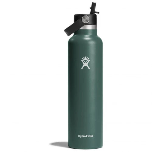 Hydro Flask Thermoflasche mit Mundstück 21 OZ Standard Flex Straw Cap, tanne