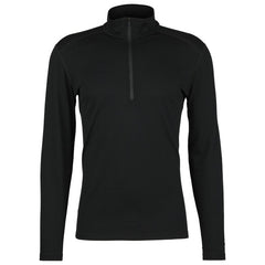 Icebreaker 200 Oasis Herren-Thermo-Sweatshirt mit Reißverschluss, schwarz