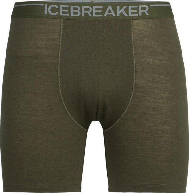 Icebreaker Anatomica men's lange boxershorts, grün