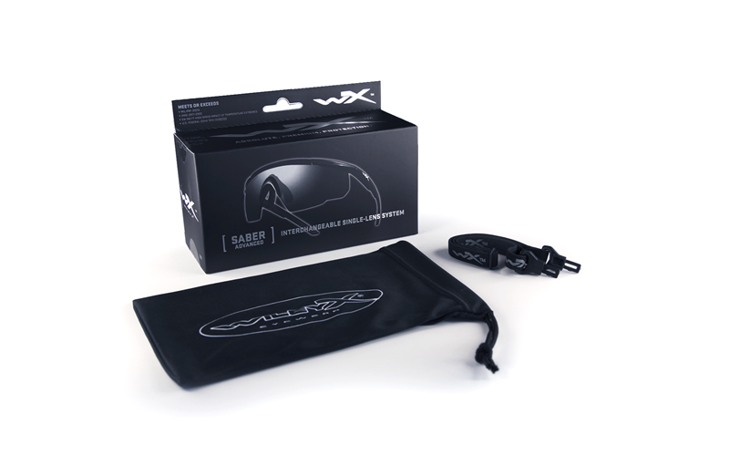 WILEY X SABER ADVANCED Schutzbrille, transparent