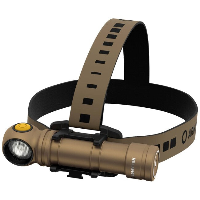 ArmyTek Wizard C2 Pro Max Magnet White LED Flashlight with Magnetic Mount, Battery Powered, 4000 lm, Sand