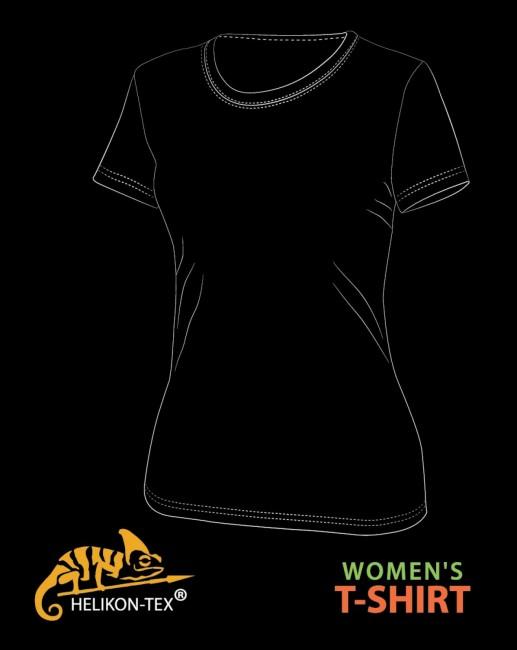 Helikon-Tex damen-Kurz-T-shirt coyote, 165g/m2