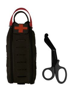 Mil-Tec IFAK Rapid Pack taktisches Erste-Hilfe-Set mit Schere, schwarz