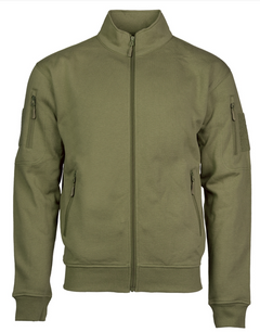 Mil-Tec tactical zip-up hoodie, ranger green
