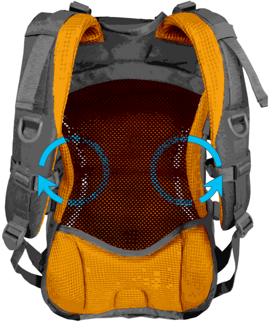 Husky Skid 26L Backpack, Black