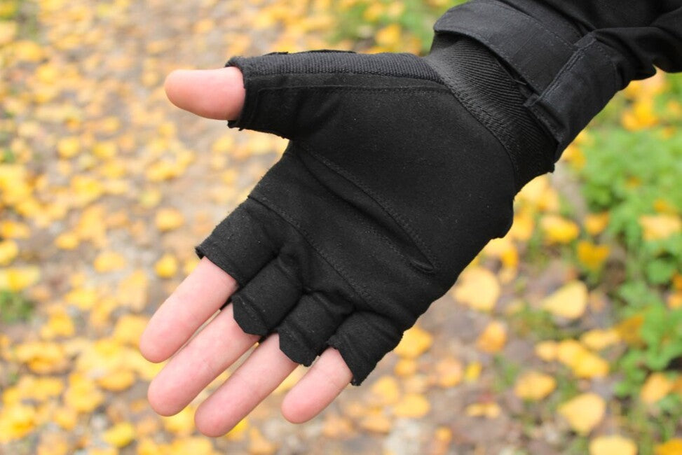 Pentagon Duty Mechanic 1/2 Fingerless Gloves, Olive
