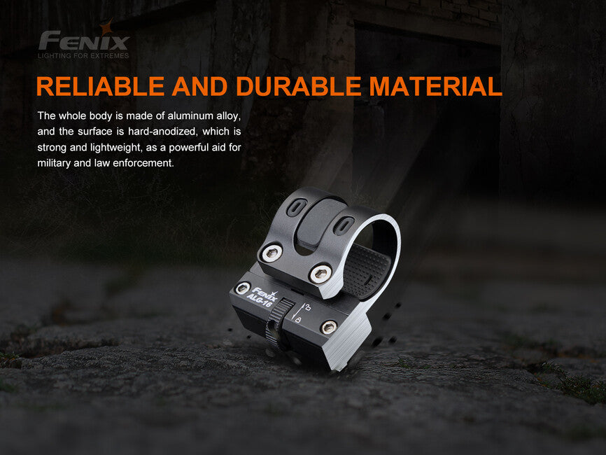 Fenix ALG-16 Metal M-LOK Flashlight Mount, Black