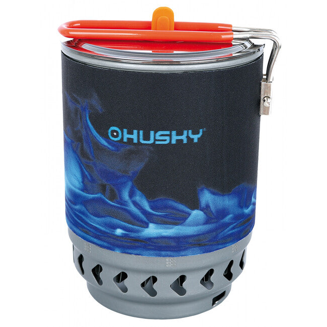 HUSKY Blaze Multifunctional Cookware with Stove, Orange