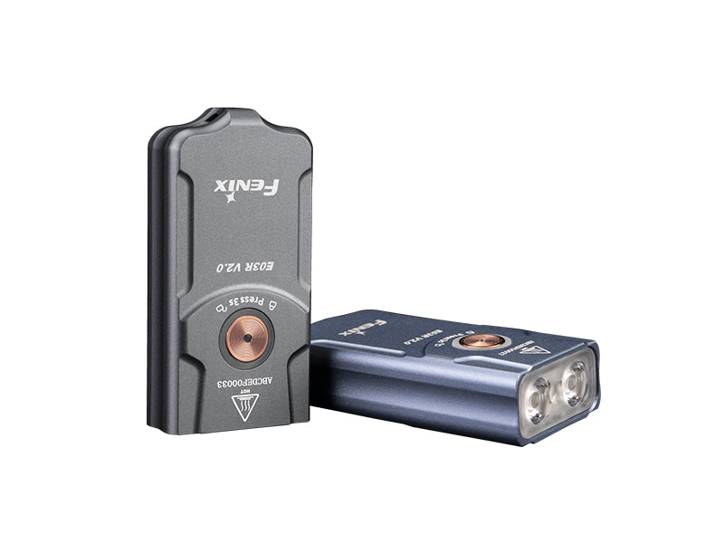Fenix E03R V2.0 wiederaufladbare taschenlampe - grau