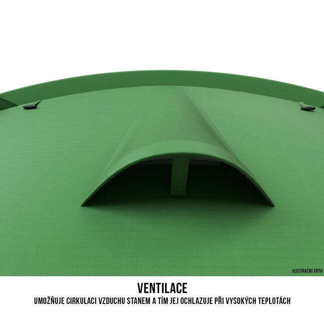 HUSKY Family Boston 5 Dural Tent, Green