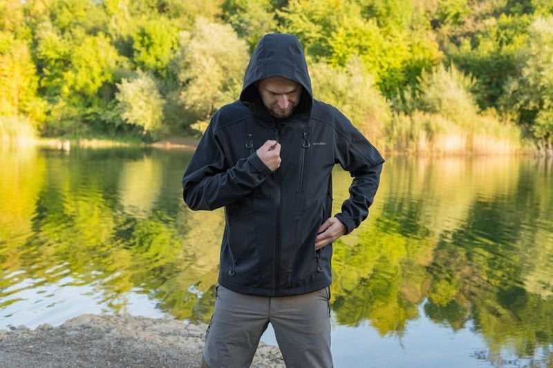 HUSKY Sevan ανδρικό softshell μπουφάν, black