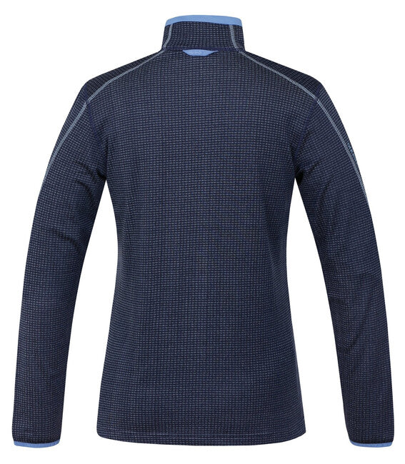 HUSKY Artic Zip women's zip sweatshirt, dark purple/light blue