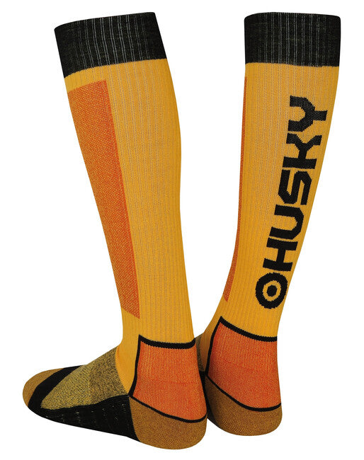 HUSKY Snow Wool socken gelb/schwarz