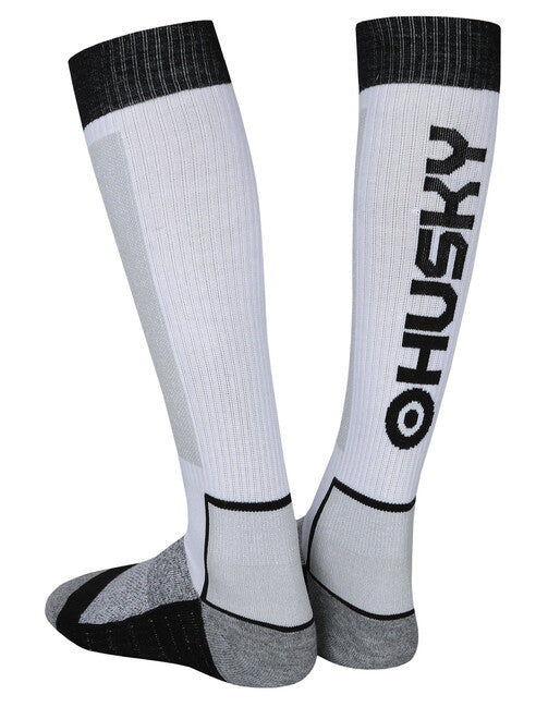 HUSKY Snow Wool socken weiss/schwarz