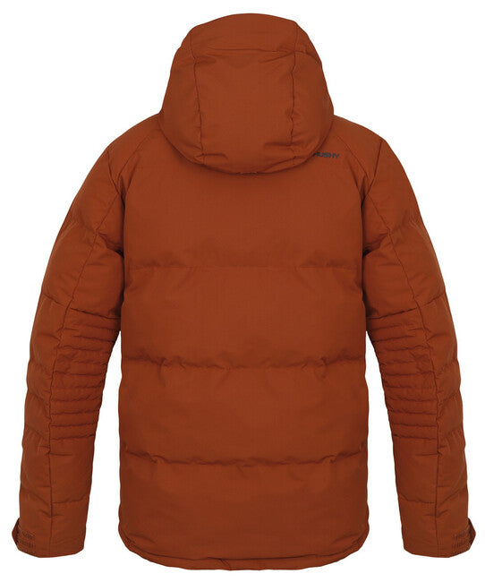 HUSKY Norel men's padded winter jacket, dark brick