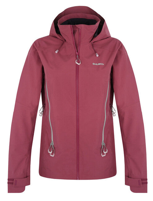 HUSKY Nakron Damen-Outdoorjacke, dunkelweinrot