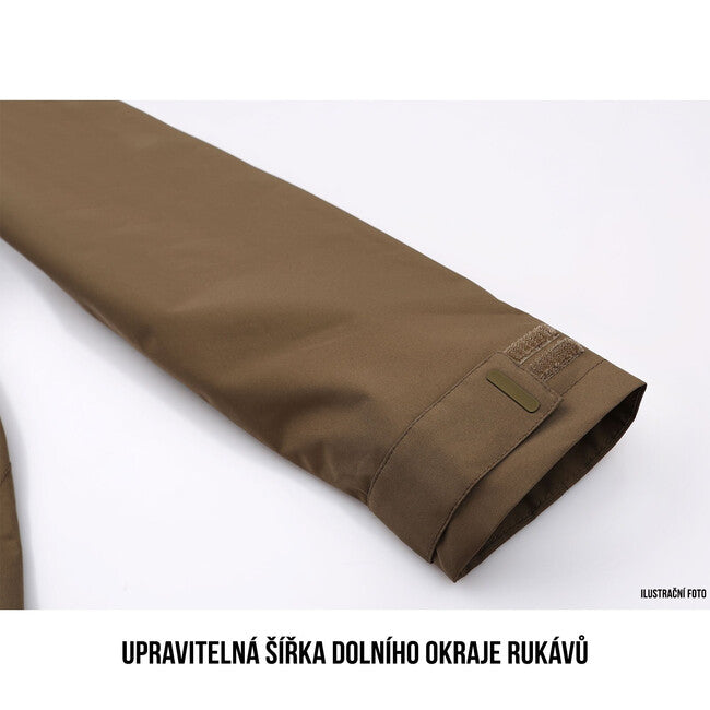 HUSKY Nevr ženski hardshell plašč, temno khaki