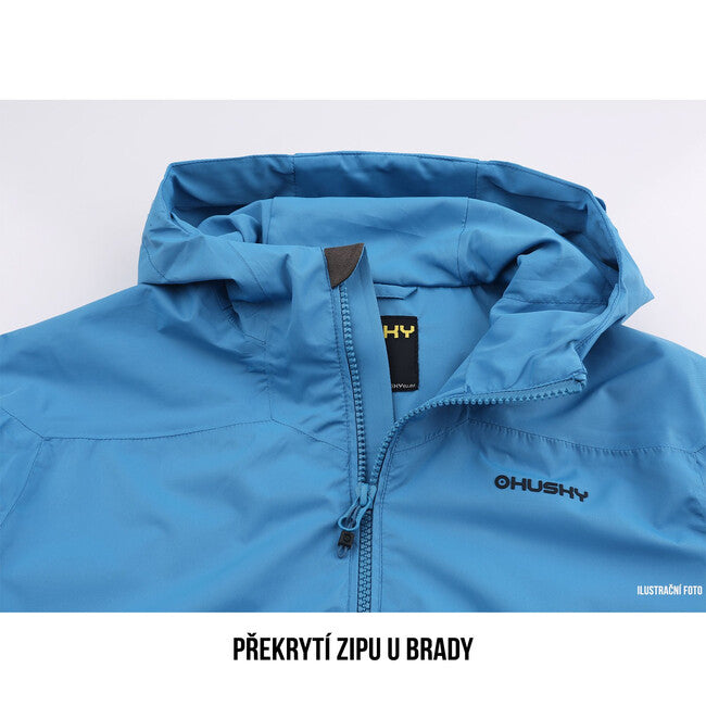 HUSKY Nicker K Hardshell Jacket, Dark Burgundy/Navy Blue