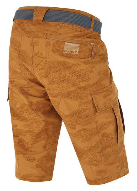 HUSKY Kalfer men's functional shorts, dark mustard