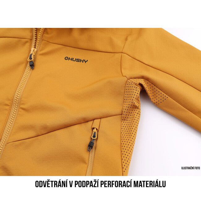 HUSKY Sonny K μπουφάν softshell παιδικό, φωτεινό πράσινο
