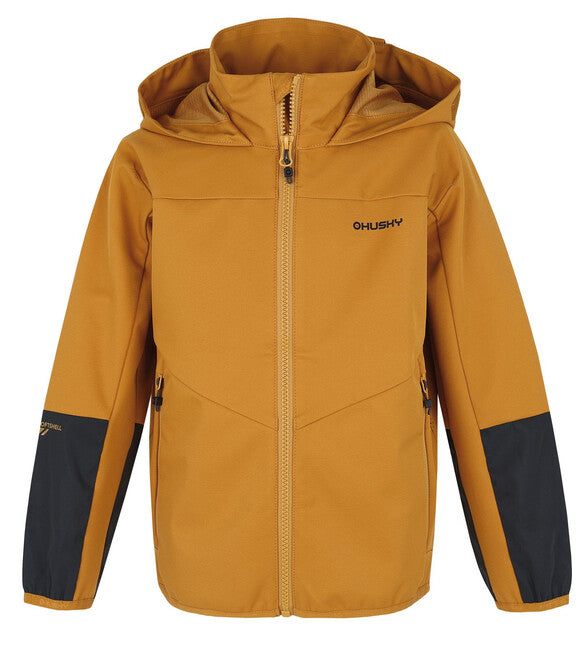 HUSKY Sonny K Kinder-Softshelljacke, senfgelb