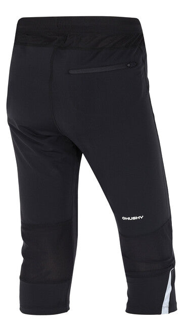 HUSKY Darby 3/4 ανδρικό αθλητικό παντελόνι M, μαύρο