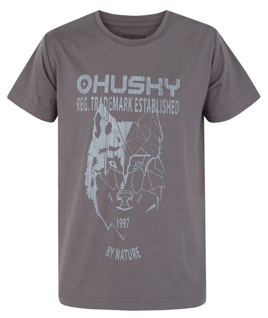 HUSKY Tash K Kinder-Funktions-T-Shirt, dunkles Stein
