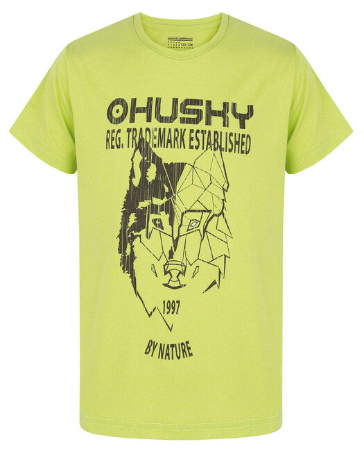 HUSKY Tash K Kinder-Funktions-T-Shirt, leuchtend grün