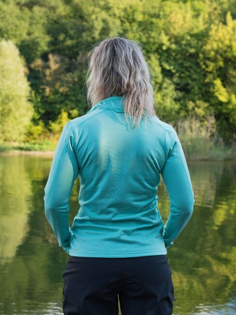 HUSKY Artic Damen-Rollkragen-Sweatshirt, türkis
