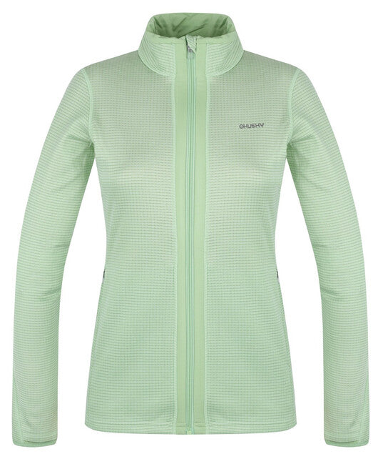 HUSKY Artic Zip Damen-Sweatshirt mit Reißverschluss, grün