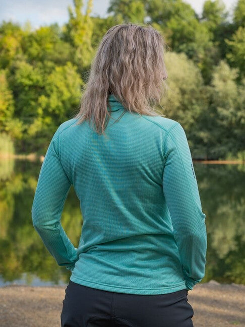HUSKY Artic Zip Damen-Sweatshirt mit Reißverschluss, türkis