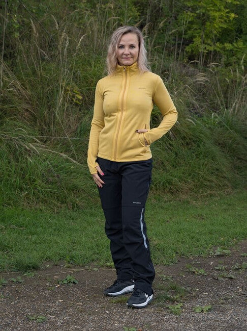 HUSKY Artic Zip Damen-Sweatshirt mit Reißverschluss, gelb