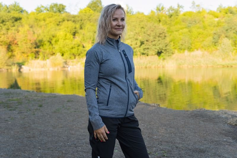 HUSKY Ane Damen Kapuzenpullover, grün