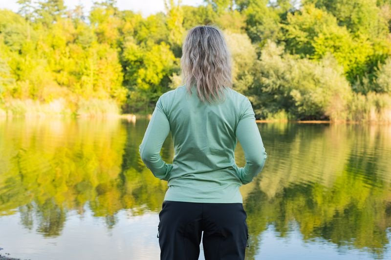 HUSKY Ane Damen Kapuzenpullover, grün